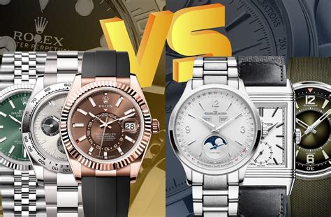 jaeger lecoultre vs rolex.